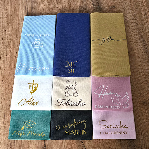 Personalizované servítky
