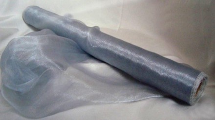 Organza 39 cm STRIEBORNÁ
