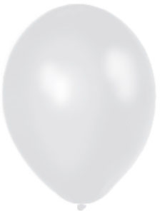 Balóny BIELE (10 ks)