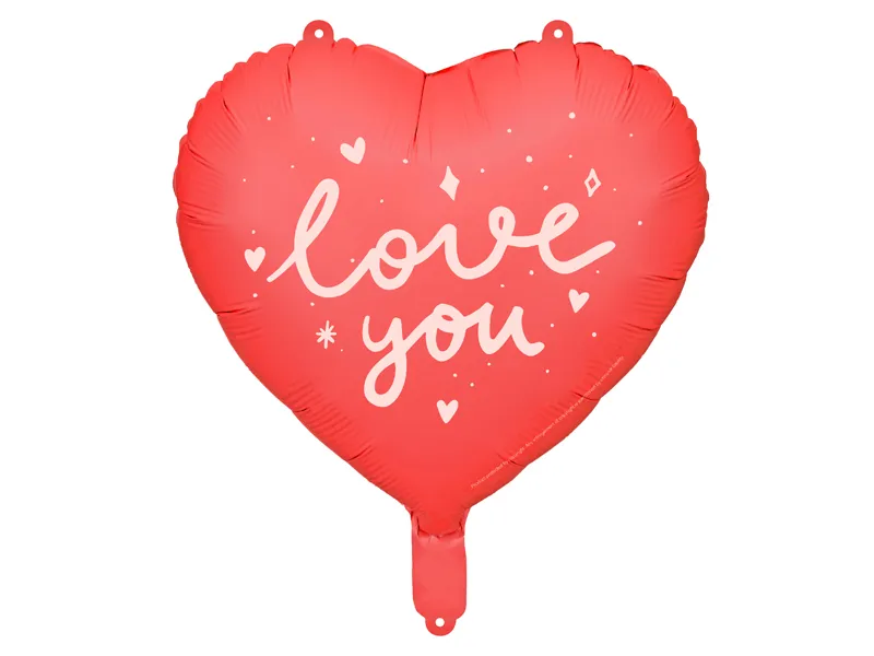Fóliový balón Srdce love you 45cm 