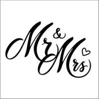 Servítky Mr&Mrs biele