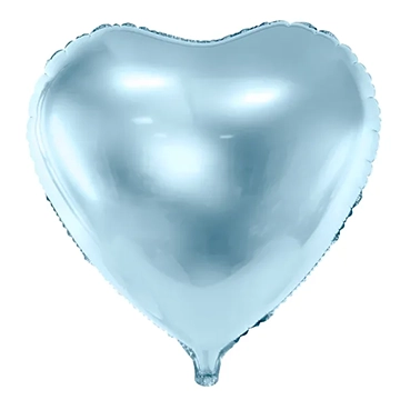 Balón fóliový SRDCE 45cm modré