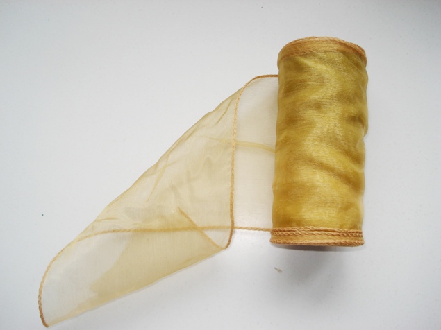 Organza 12 cm ZLATÁ