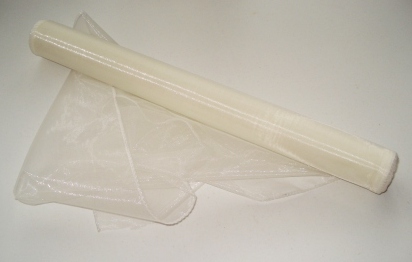 Organza 39 cm SMOTANOVÁ