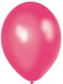Balóny TMAVO RUŽOVÉ (10 ks)